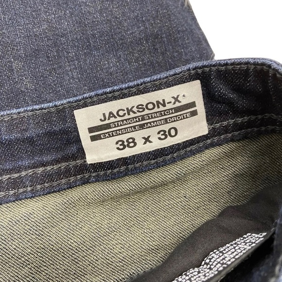 Buffalo by David Bitton Jackson-X straight dark wash blue jeans Men’s Sz 38 x 30 - Picture 6 of 8